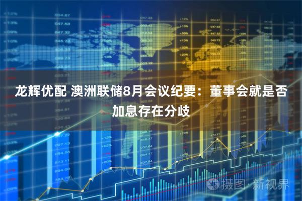 龙辉优配 澳洲联储8月会议纪要：董事会就是否加息存在分歧